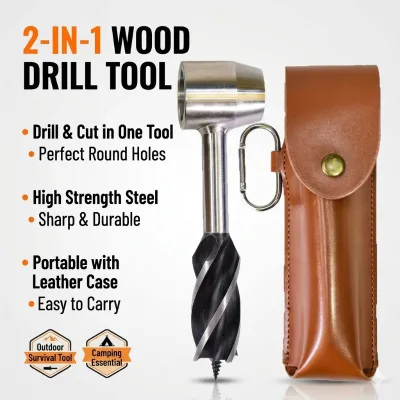 Manual Yiros Drill Multifunctional Outdoor Metal Wood Drilling Tool