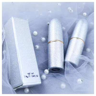 Best Quality New Nude No Name Lip Stain Matte Lipstick Rossetto Luxury Most Selling Silver Lipstick
