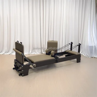 OEM ODM Multi-Layer Wood Pilates Core Reformer Machine, Custom Leather Cushion Color, Home & Studio Pilates Training Bed