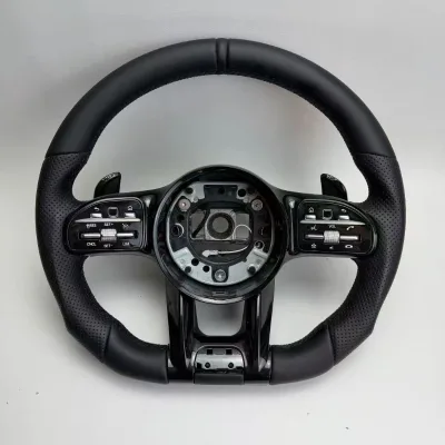 Customized Matte or Glossy Dry Carbon Fiber Leather Steering Wheel Old to New for Mercedes-benz G Class