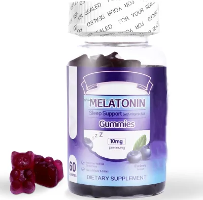 Suplemento De Melatonina Natural 5mg En Gomitas Para Adultos