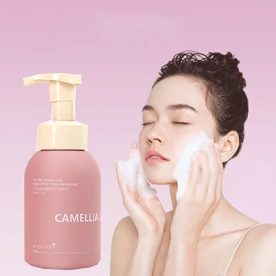 BANGWEI New in 2024 Korean Camellia Amino Acid Form Face Whitening CLeaning Pores Shrinking SkinCare Face Cleanser Mousse