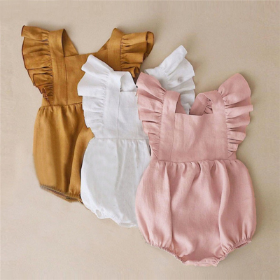 Multicolor Summer Popular Cute Sweet Lovely Fashion Style 100%Cotton Baby Girls Jumpsuits Toddler Clothes