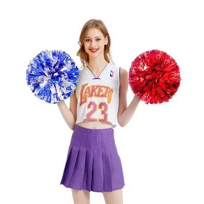 Flower Ball Cheerleading Prop with Pull Handle for Cheerleaders-Model 0078