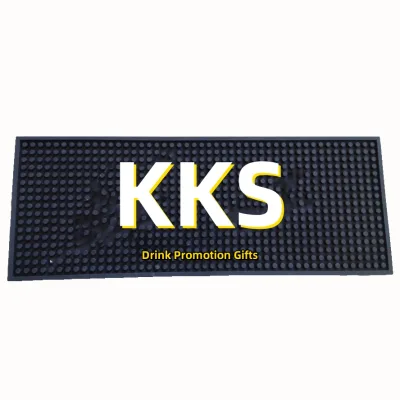 Hot Sale Best Price for Bar KTV Club Customized OEM LOGO Promotion PVC Rubber Mat Beer Mat With Customized Logo, Size and Shape