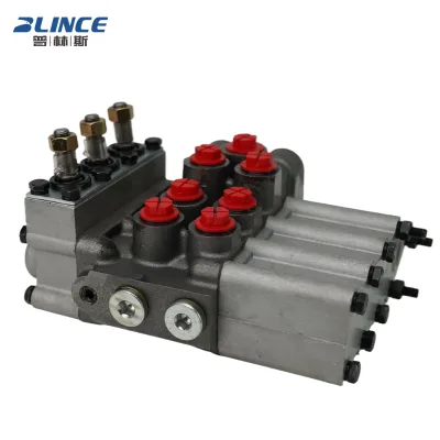 Blince MP80-3 1-222 Monobliock 21GPM 3 Banks Hydraulic Manual Directional Valve for the Russian Agriculture Rotary Tiller