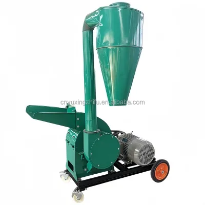Yu Xing Zhi Fu Factory Direct Selling Livestock Poultry Feed Line Hammer Mill/Corn Grain Crusher 600kg/h Electric/Diesel Engine