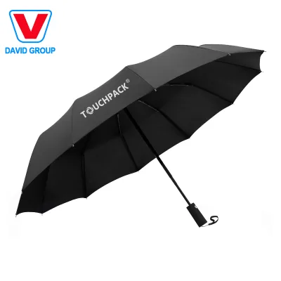 Custom Logo Promotional Foldable Umbrella Windproof Travel Umbrella for Gifts