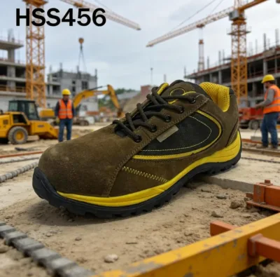 ZYF,function Training Anti-tear Suede Leather Safety Jogger Shoes Anti-nail Sport Security Shoes with Fiberglass Toe HSS456