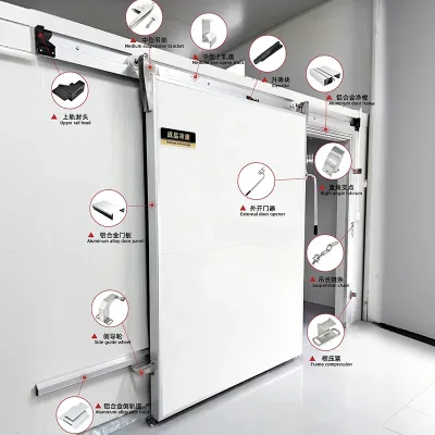 Factory Direct Copeland Fusheng Motor Cold Storage Room Container Customizable Size Doors Refrigeration Equipment for Fish Meat