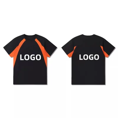 Ice Fast Drying T-shirt Custom Printed logo Sports  Running O-neck  for Sports or Promotion Shirt