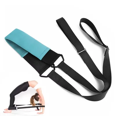 Durable Nylon Fitness Waist Leg Resistance Yoga Stretching Strap Band for Ballet Stretch Yoga Practice