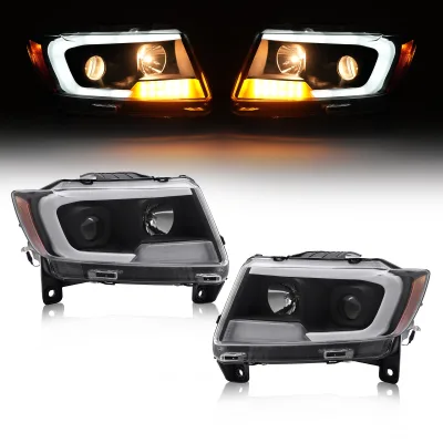 For Jeep Grand Cherokee 2011 2012 2013 LED DRL Projector Headlights #CH2502224
