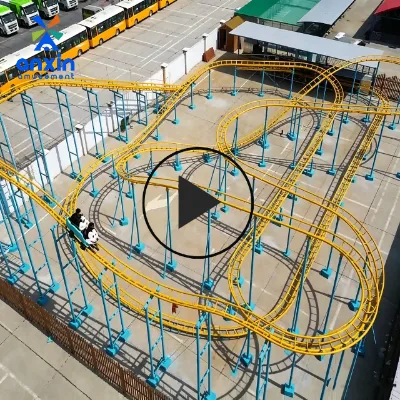 Jungle Flying Squirrel Steel Roller Coaster Amusement Park Ride for Outdoor Shopping Mall & Theme Parks