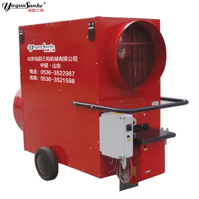 New Yuyun Sanhe Livestock Breeding Farm Heating System Diesel Oil Fuel Air Heater CE Certificate 90% Thermal Conversion 304