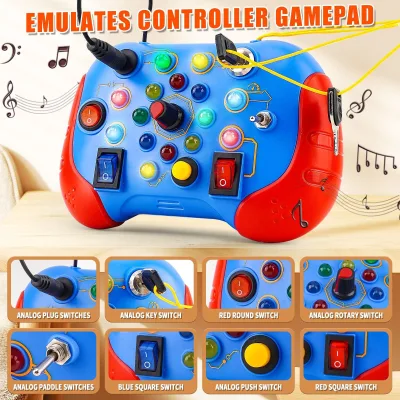 Sensory Board Light Switches LED Busy Board Learning Activities Travel Educational Toy