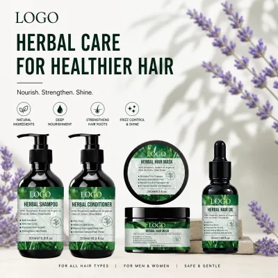 Sulfate Free Rosemary Oil Hair Growth Shampoo and Conditioner Set Private Label Bulk Wholesale Supply for Scalp Care