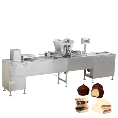 Semi-automatic Chocolate Moulding Machine/Chocolate Bar Production Line/Chocolate Candy Making Machine Chocolate Depositing Line