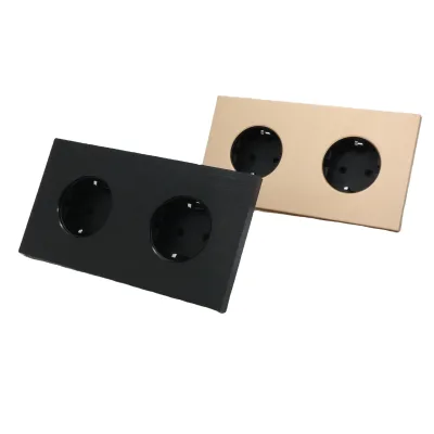 2023 Concealed Mounted Power Outlet Usb Socket with USB Type C Power Plugs & Socket Double Socket