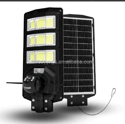 Factory-Made Solar Integrated LED Street Light with HD Camera IP66 Rating ABS Plastic Lamp Body and SMD Chip for Road Lighting