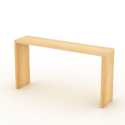 Nordic Style Solid Wood Bar Table High Wall Dining Table Long Narrow Living Room Partition for Home Use