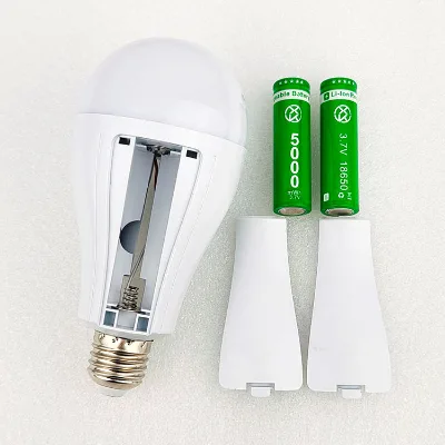 KASUN E27 LED Camping Emergency Light Bulb Rechargeable Lithium Battery 1200mAh 3 Hours Touch Sensor Control 6000K 100lm/W