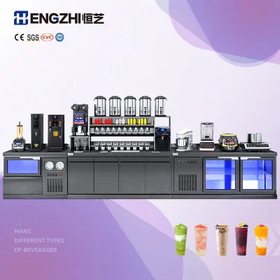 HENGZHI New Bubble Tea & Milk Tea Machine Full Set Portable Electric Snack Making Equipment Easy to Operate