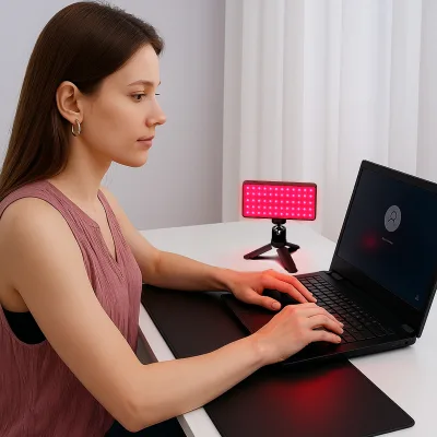 Factory Wholesale Portable Red Light Therapy Lamp OEM ODM Service CE Certified 660nm + 850nm Combo 60 LEDs Type-C Charging