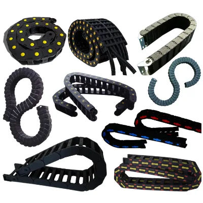 Bridge Opening Nylon Towline Similar Energy Cable Carrier Plastic Drag Chain for Automatic Nc Machine Lathe