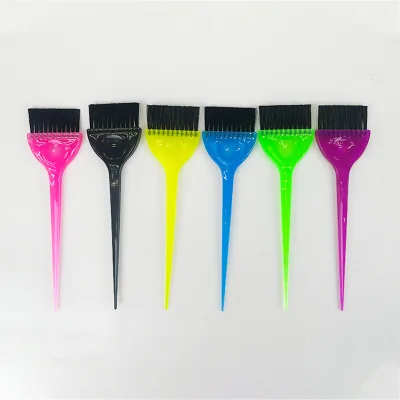 Soft-bristle Hair-Steaming Brush for Salon Highlights Perming Dyeing Multi-Color Home-Use Hairdressing Tool Cosmetic Brush Set