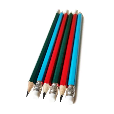 Wholesale Back to School Black Lead HB Eraser Head Pencil for Writing
