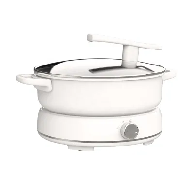 Fashion Design Knob Control 6L Automatic Nonstick Electric Hotpot