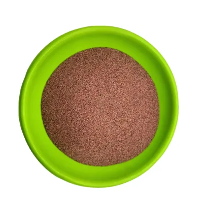 Authentic Ruby IATF Endorsed SAI Verified Dense Weight Low Free Silica Chloride For Marine Hull Oxide Cleanup Garnet Mineral