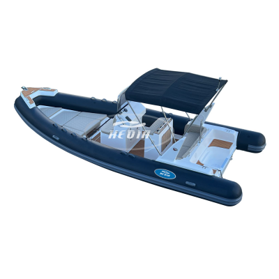Quingdao 680 Rib Orca Hypalon Marine Rib Boat with TOP