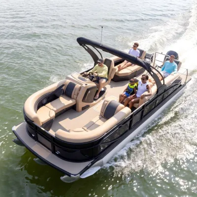 Pontoon Boat Seats Comfortable Aluminum Marine Outdoor Recreation Leisure Upgrade Premium Furniture Collection Design