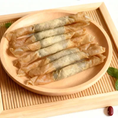Frozen Crispy Red Bean Spring Roll Sweet Adzuki Bean Dessert Bulk Pack OEM Manufacturer for Bakery and Catering Supply