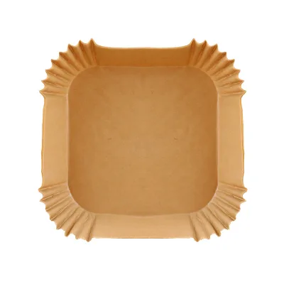 Brown Baking Paper Special for air Frying Pan Circular Baking Oil Absorption Silicone Oil Paper Non-stick Frying Pan Pad Paper