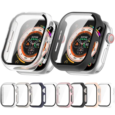 Luxury Full Cover for Apple Watch Series 10 46 mm Cases Waterproof Hard Clear Glass Case for Apple Watch 10 Cover 42mm