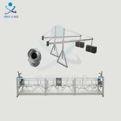 ZLP630 Electric Suspended Working Platform With Anti-Fall Safety Lock Construction Cradle for Painting Cleaning Hanging Basket