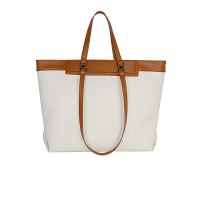 Fashion Design Standard Canvas Cotton Whole Round Shape Shoulder Tote Bag Customized Design