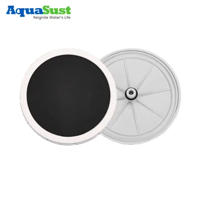 AquaSust Silicone EPDM PTFE Disc Aerator Anti Clogging Design Municipal Sewage Treatment