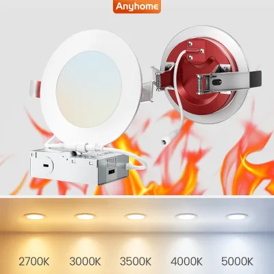 Fire Rated 98mm Cutout Aluminum Recessed Anti Glare Dimmable LED Fire Rated Spotlight