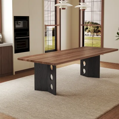 Solid Wood Dining Table Chair Set Modern Simple Design Light Luxury Small Apartment Dining Room Set Guangdong Origin Assembly