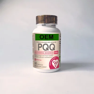 OEM/ODM Premium Vegan Capsules PQQ Supplement for Brain Health Mitochondrial Support Energy Booster Cognitive Enhancer