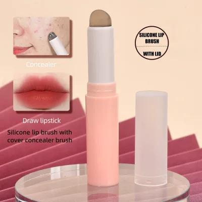 Single High Quality Silicone Private Label Cosmetics Lip Scrub Brush Makeup Popular Beauty Makeup Lip Brush