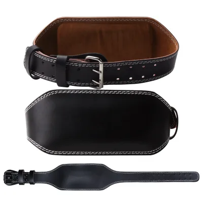 Gym Fitness Workout Power Weight Lifting Waist Belt Deep Squat Waist protection PU Leather Belt