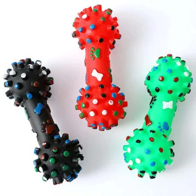 Wholesale Classic Cartoon Interactive Durable Squeaky Safe Rubber Chew Toy for Dogs for Indoor for IQ Training & Chewing