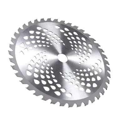 10inch 255mm 40t Brush TCT Circular Saw Blade for Grass Manual Powered Alloy Compatible Backpack/Side Hanging Lawn Mowers OEM