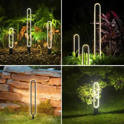 2025 Die-cast Aluminum Landscape Courtyard Channel IP65 Waterproof Decorative Column Lawn Lamp