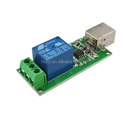 Module USB Control Switch 1 Channel 5V USB Relay Module  Computer Control Switch